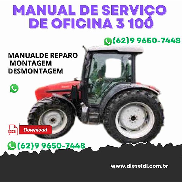 MANUAL DE SERVIÇO DE OFICINA TRATOR  EXPLORER 3 85 EXPLORER 3 100 SAME