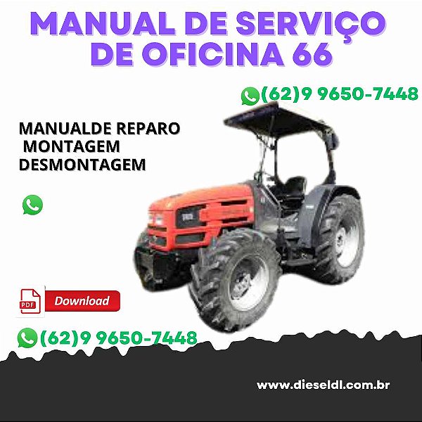 MANUAL DE SERVIÇO DE OFICINA TRATOR DORADO 66 76 86 POWER SHUTTLE SAME