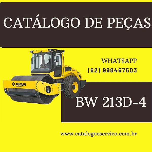 CATÁLOGO DE PEÇAS  ROLO COMPACTADOR BW213D-4 BOMAG