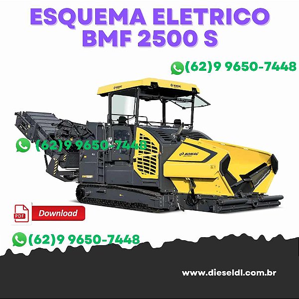 ESQUEMA ELÉTRICO VIBRO ACABADORA SVDA S TIER 3  BOMAG