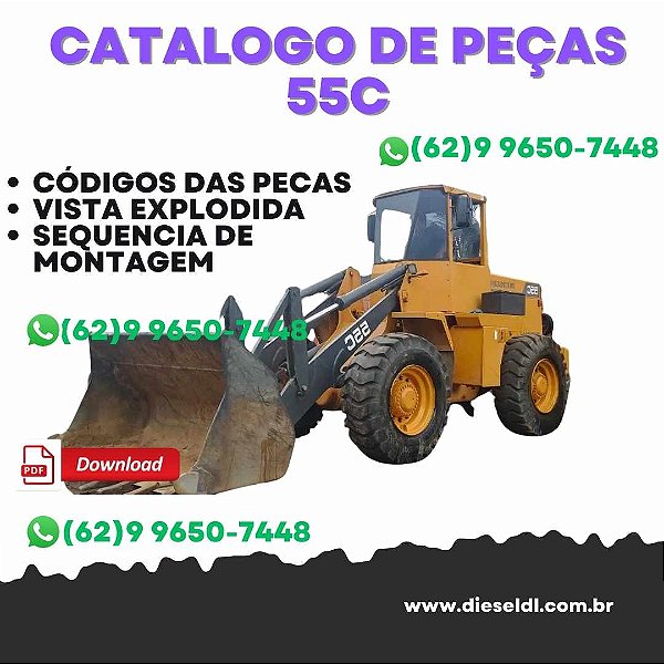CATÁLOGO DE PEÇAS CARREGADEIRA 55C  CLARK