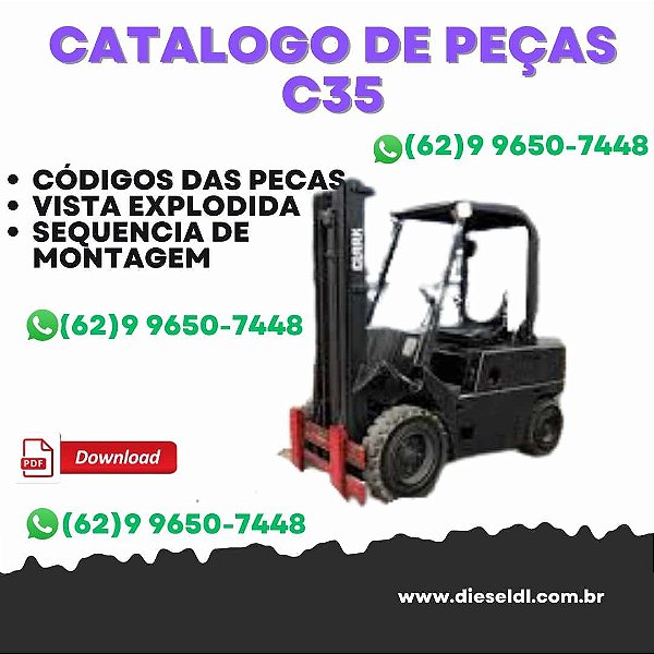CATÁLOGO DE PEÇAS EMPILHADEIRA   C35 40 45 50 KD CLARK