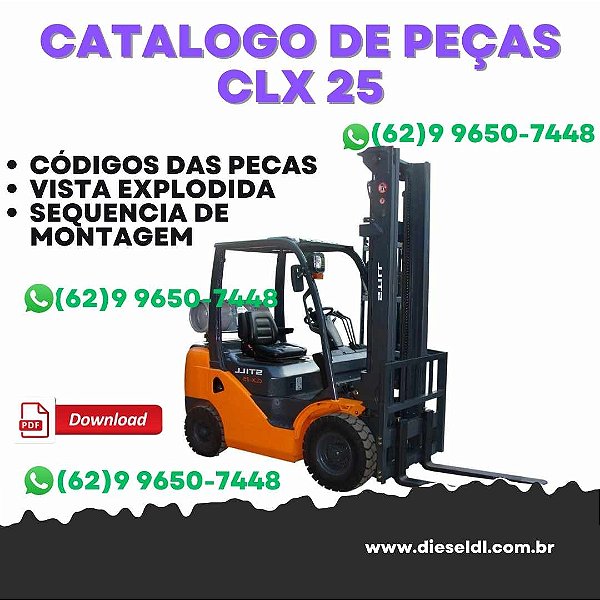 CATALOGO DE PEÇAS  EMPILHADEIRAS  CLX 25  STILL