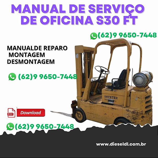 MANUAL DE SERVIÇO DE OFICINA DIAGNÓSTICO EMPILHADEIRAS HYSTER