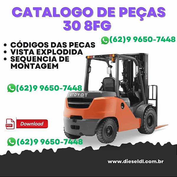 CATALOGO DE PEÇAS  EMPILHADEIRAS SÉRIE 30-8FG TOYOTA