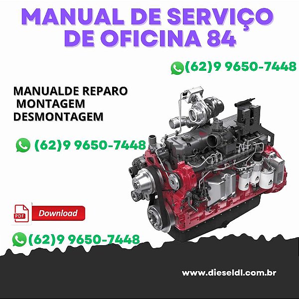 MANUAL DE SERVIÇO DE OFICINA MOTOR CITIUS  44 49 66 74 84 AGCO Power