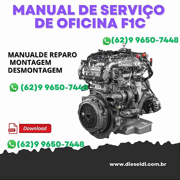 MANUAL DE SERVIÇO DE OFICINA MOTOR  F1C IVECO