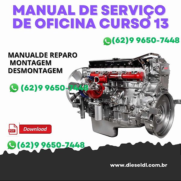 MANUAL DE SERVIÇO DE OFICINA MOTOR CURSOR 13 IVECO STRALIS