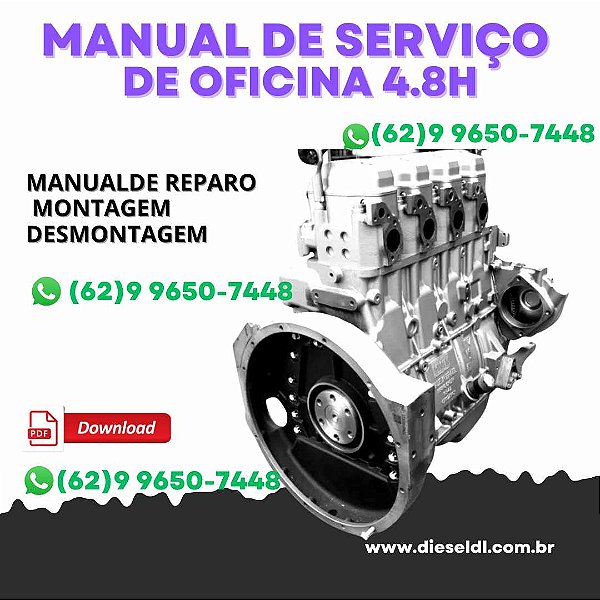 MANUAL DE SERVIÇO DE OFICINA  DIAGNÓSTICO MOTORES  4.8H / 7.2H MAXXFORCE