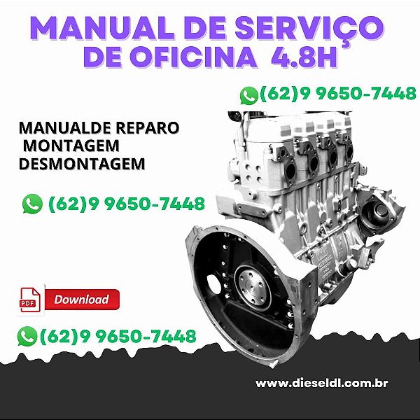 MANUAL DE SERVIÇO DE OFICINA  MOTORES  4.8H / 7.2H MAXXFORCE