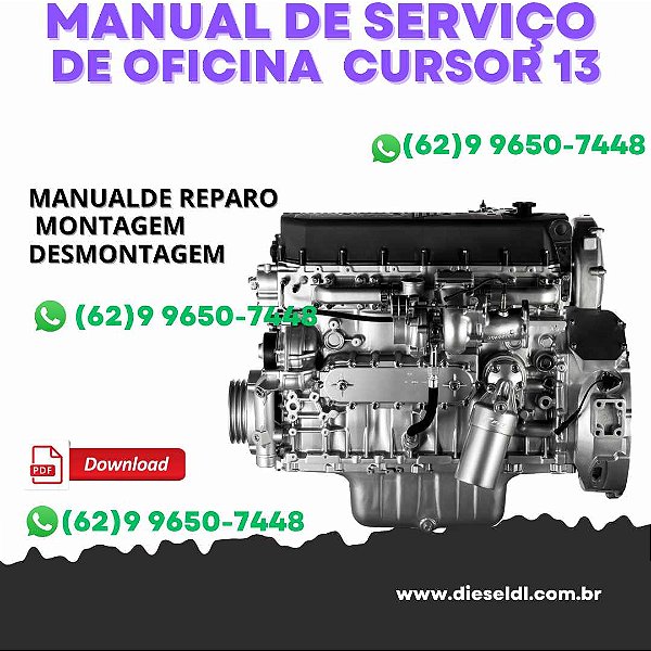 MANUAL DE SERVIÇO DE OFICINA MOTOR CURSOR 13 TIER 4 DOIS ESTÁGIOS DE CARREGAMENTO CNH