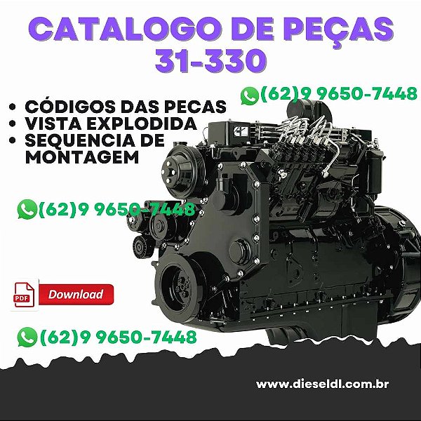CATÁLOGO DE PEÇAS MOTOR  ADVANTECH  31-330 31-390 CUMMINS