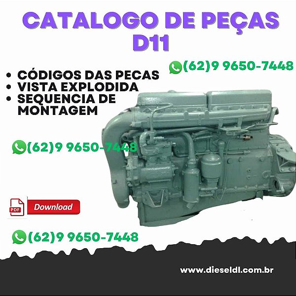 CATÁLOGO DE PEÇAS  MOTOR   D11 SCANIA