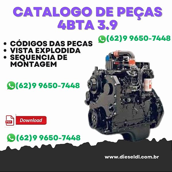 CATÁLOGO DE PEÇAS  MOTOR  4BTA 3.9 CUMMINS