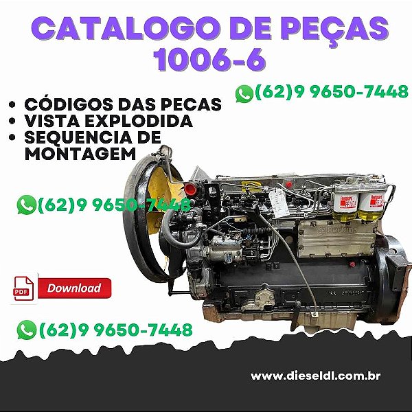 CATÁLOGO DE PEÇAS  MOTOR  1006-6 PERKINS