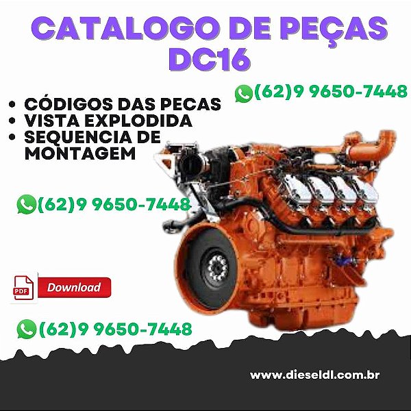CATÁLOGO DE PEÇAS  MOTOR DC16 SCANIA