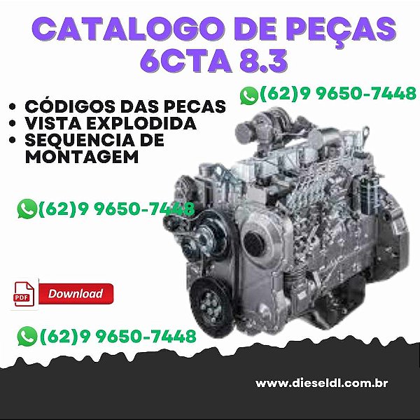 CATÁLOGO DE PEÇAS  MOTOR  6CTAA 8.3 CUMMINS