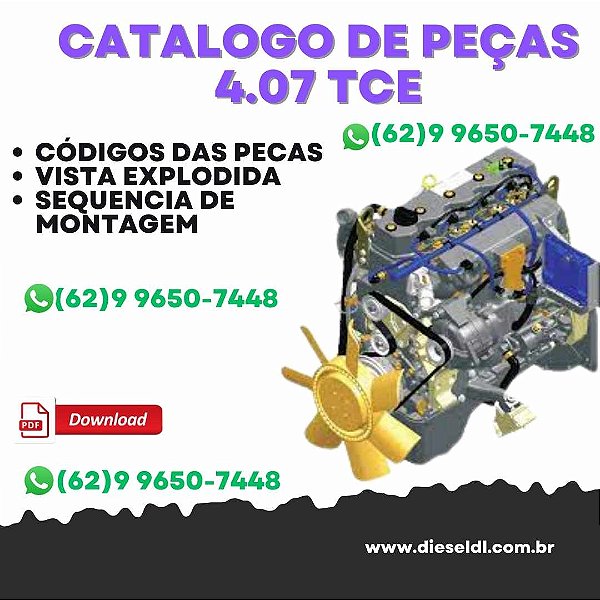 CATÁLOGO DE PEÇAS MOTOR  SPRINT 4.07 TCE MWM
