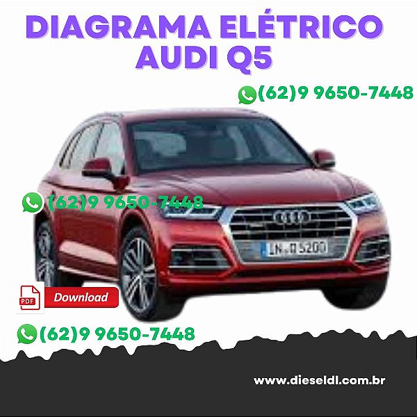 MANUAL SISTEMA ELÉTRICO  AUDI Q5 (8R, 83B) - 2008 a 2016