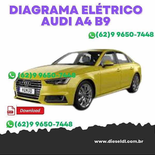MANUAL SISTEMA ELÉTRICO  AUDI A4 B9 - 2015 a 2019