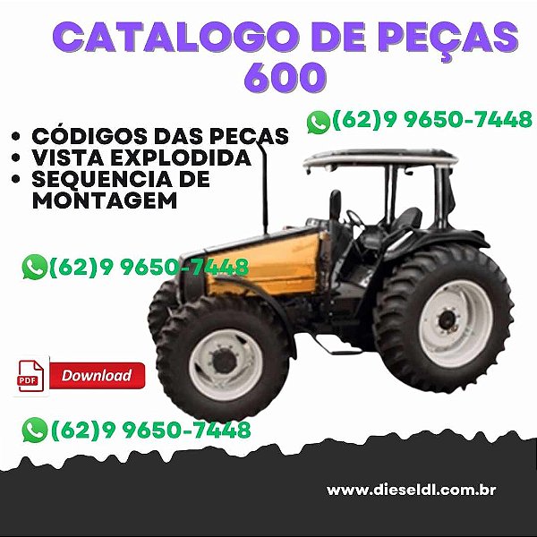 CATÁLOGO PEÇAS TRATORES 600 VALTRA