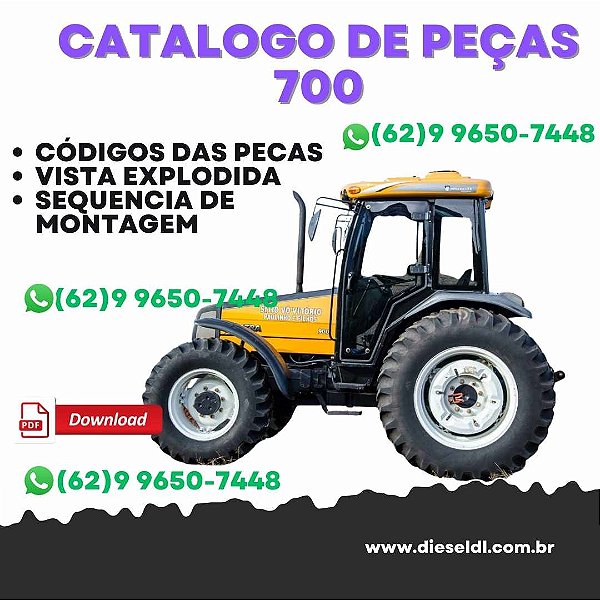 CATÁLOGO PEÇAS TRATORES 700 VALTRA