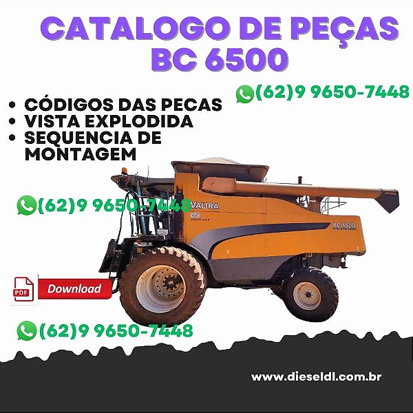 CATÁLOGO PEÇAS COLHEITADEIRA BC 6500 VALTRA