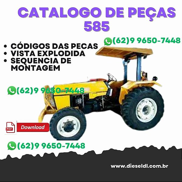 CATÁLOGO PEÇAS TRATOR 585 VALTRA