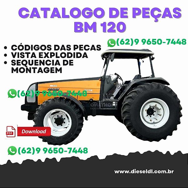 CATÁLOGO PEÇAS TRATOR BM 120 GERAÇÃO 2 VALTRA