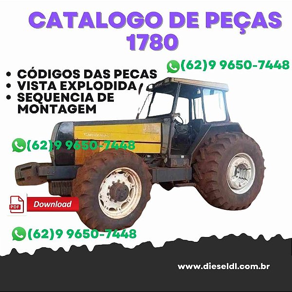 CATÁLOGO PEÇAS TRATOR  1780 MWM GERAÇÃO 2 VALTRA