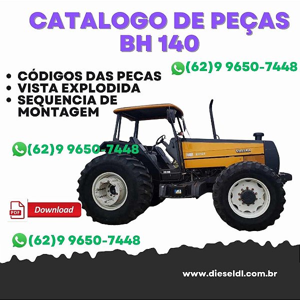 CATÁLOGO PEÇAS TRATOR  BH 140 GI VALTRA