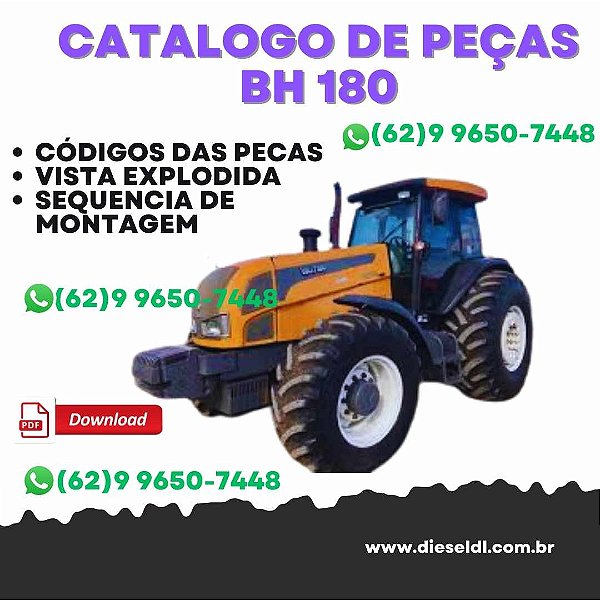 CATÁLOGO PEÇAS TRATOR  BH 180 GI VALTRA