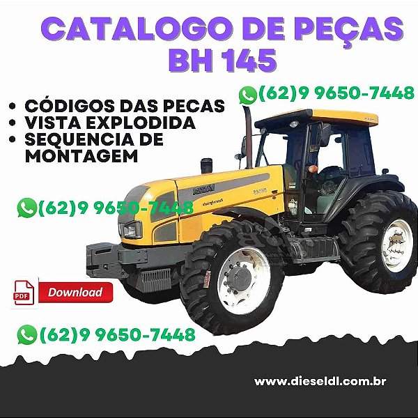 CATÁLOGO PEÇAS TRATOR  BH 145 GII VALTRA