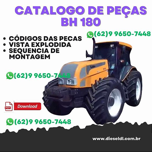 CATÁLOGO PEÇAS TRATOR  BH 180 GII VALTRA