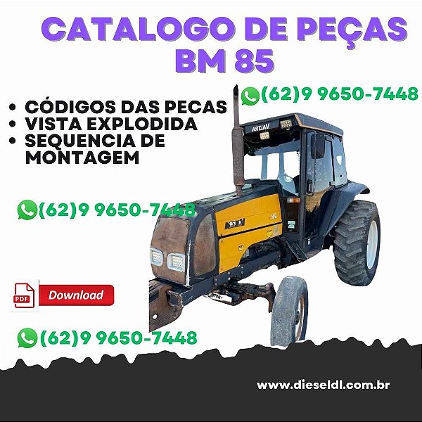 CATÁLOGO PEÇAS TRATOR  BM 85 GI VALTRA
