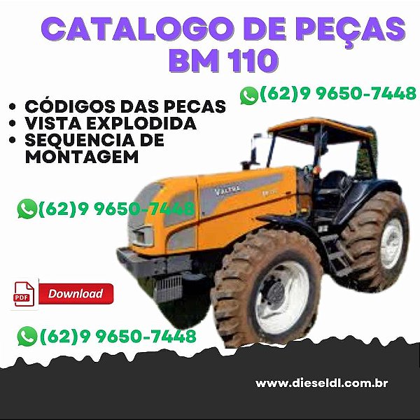 CATÁLOGO PEÇAS TRATOR  BM 110 GI VALTRA