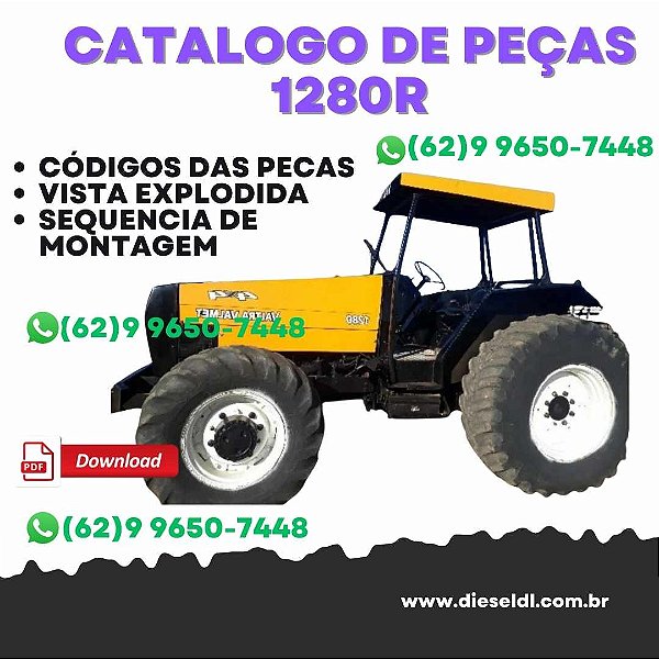 CATÁLOGO DE PEÇAS PARA TRATORES 1280R MWM GI VALTRA VALMET