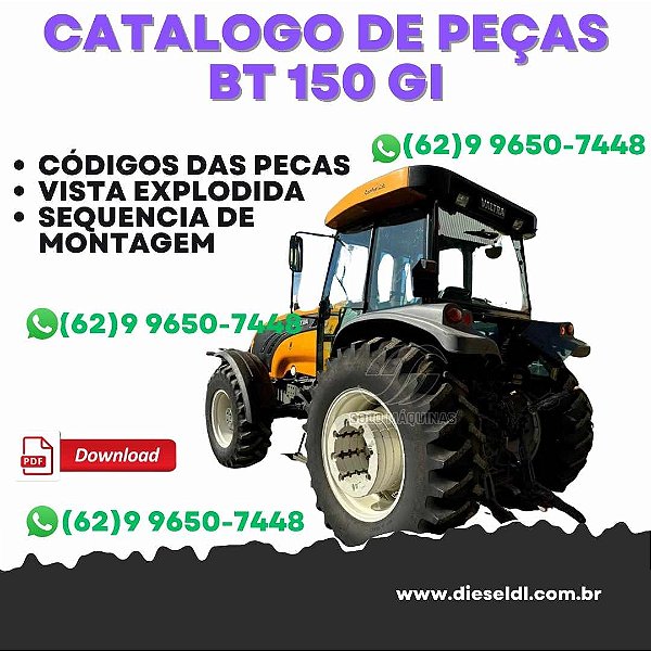 CATÁLOGO DE PEÇAS TRATOR  BT 150 GI VALTRA