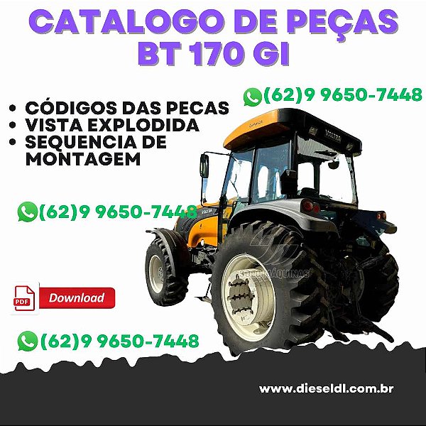 CATÁLOGO DE PEÇAS TRATOR  BT 170 GI VALTRA