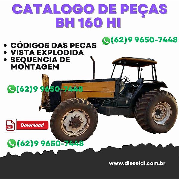 CATÁLOGO DE PEÇAS TRATOR  BH 160 HI  GI VALTRA
