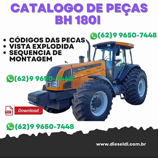 CATÁLOGO DE PEÇAS TRATOR  BH 180i  GI VALTRA