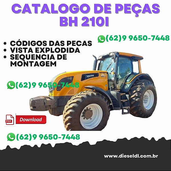 CATÁLOGO DE PEÇAS TRATOR  BH 210I GIII VALTRA