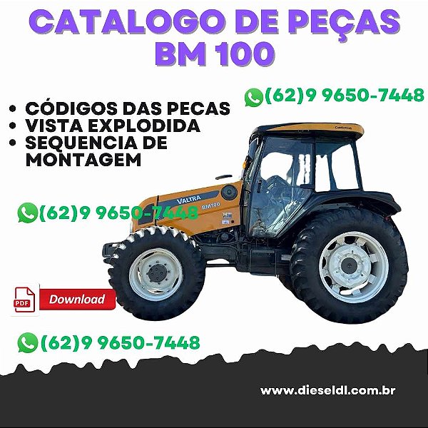 CATÁLOGO DE PEÇAS TRATOR BM 100 GII VALTRA