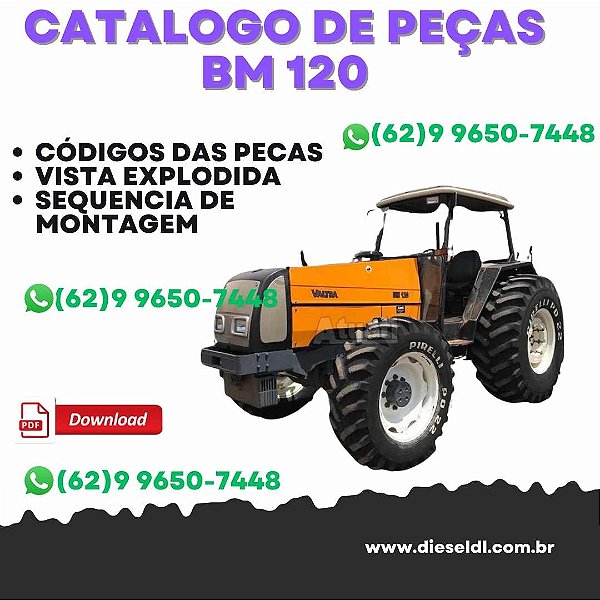 CATÁLOGO DE PEÇAS TRATOR BM 120 GI  VALTRA