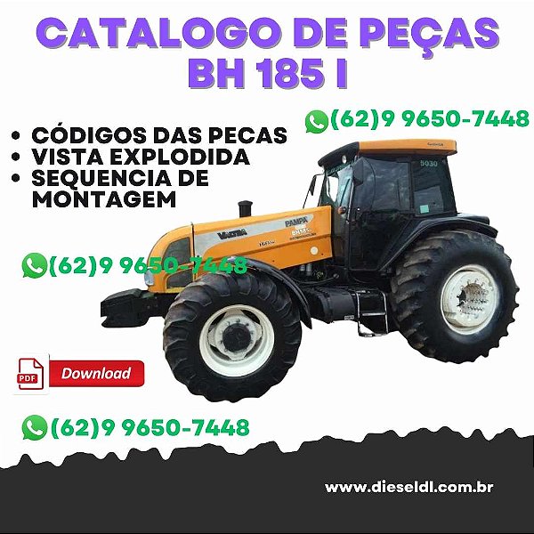 CATÁLOGO DE PEÇAS TRATOR BH 185i  GII VALTRA