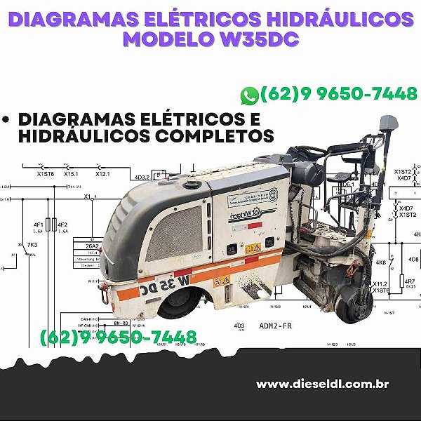 Diagramas Elétricos e Hydráulicos W35 DC Wirtgen