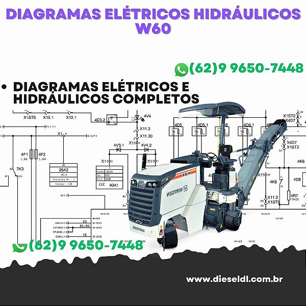 Diagramas Elétricos e Hydráulicos W60 Wirtgen