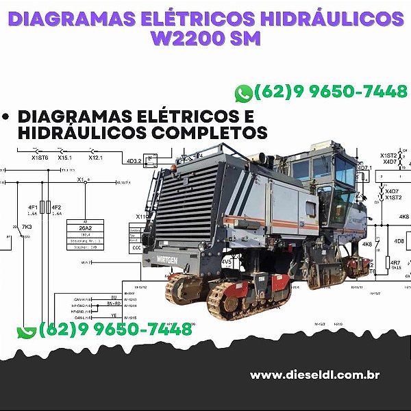 Diagramas Elétricos e Hydráulicos W2200 SM Wirtgen