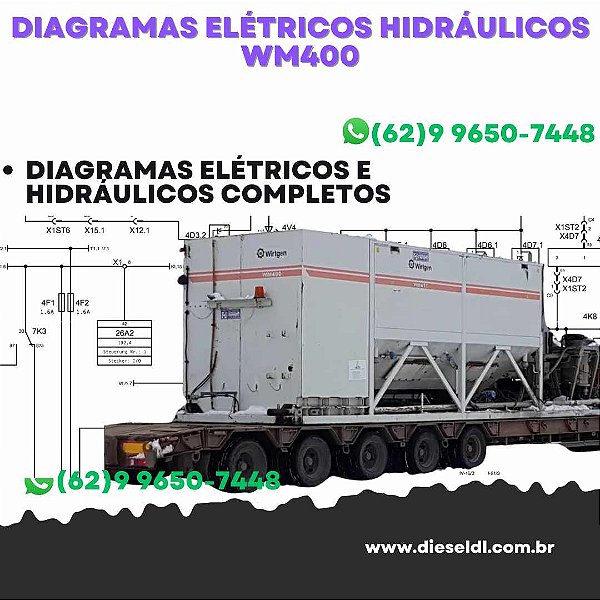 Diagramas Elétricos e Hydráulicos WM400 Wirtgen