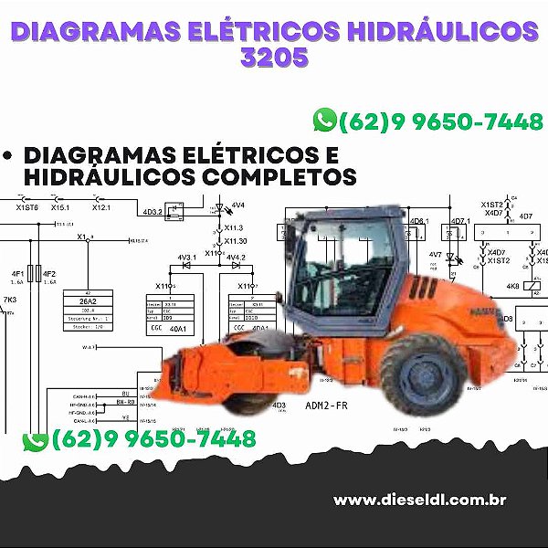 Diagramas Elétricos e Hydráulicos 3205 HAMM